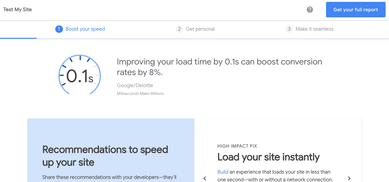Test Your Site on Google