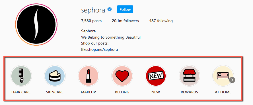 Highlights on Your Profile