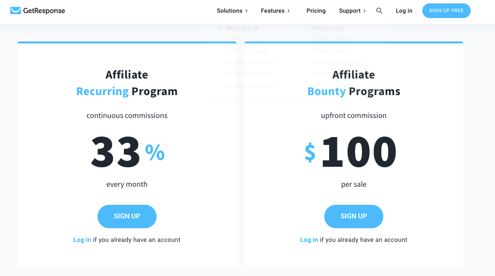 GetResponse Affiliate Marketing Program