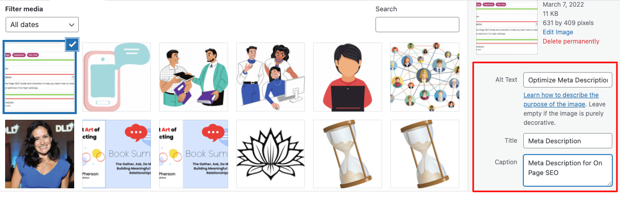 Optimize Images for On Page SEO