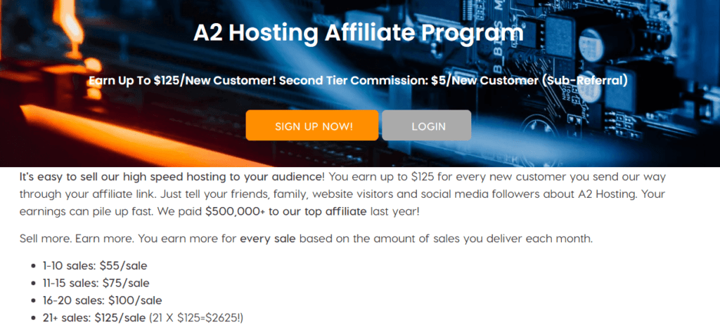 A2 Hosting Affiliate Program 1024x473